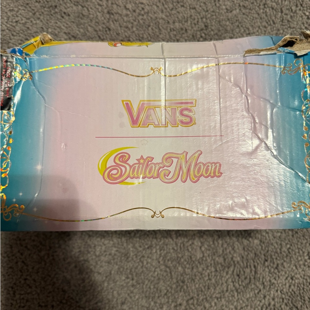 Authentic Pretty Guardians Sailor Moon vans collab. Size 13 little kids. - Picture 8 of 11